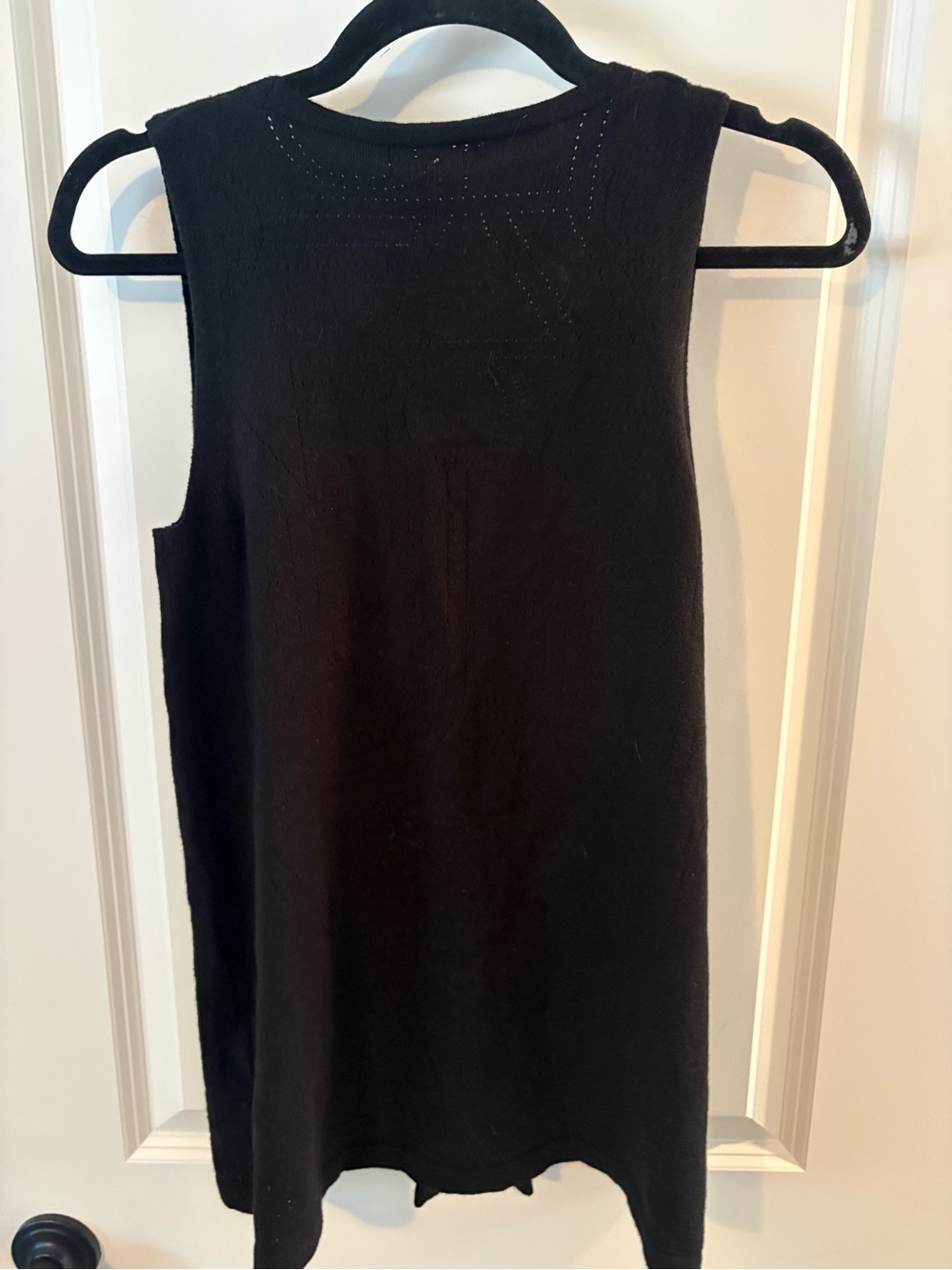 4th +Reckless Chloe Waistcoat Women's Black Sleeveless Tailored Knit Vest - Picture 6 of 7